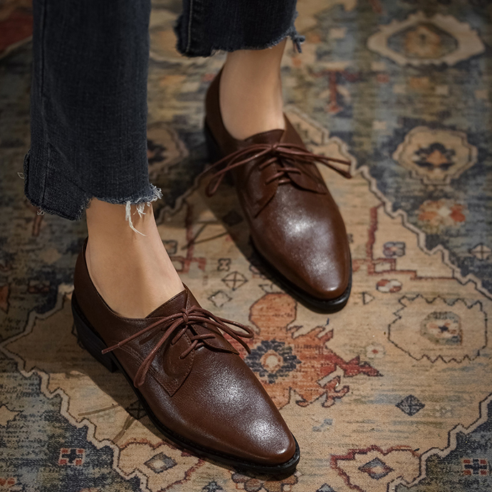 Scarpe da donna in pelle di va - Oxford Lace Up Women recensione e prezzo
