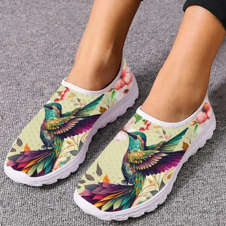 Mocassini con Stampa Colibrì e - Women Shoes Tennis recensione e prezzo