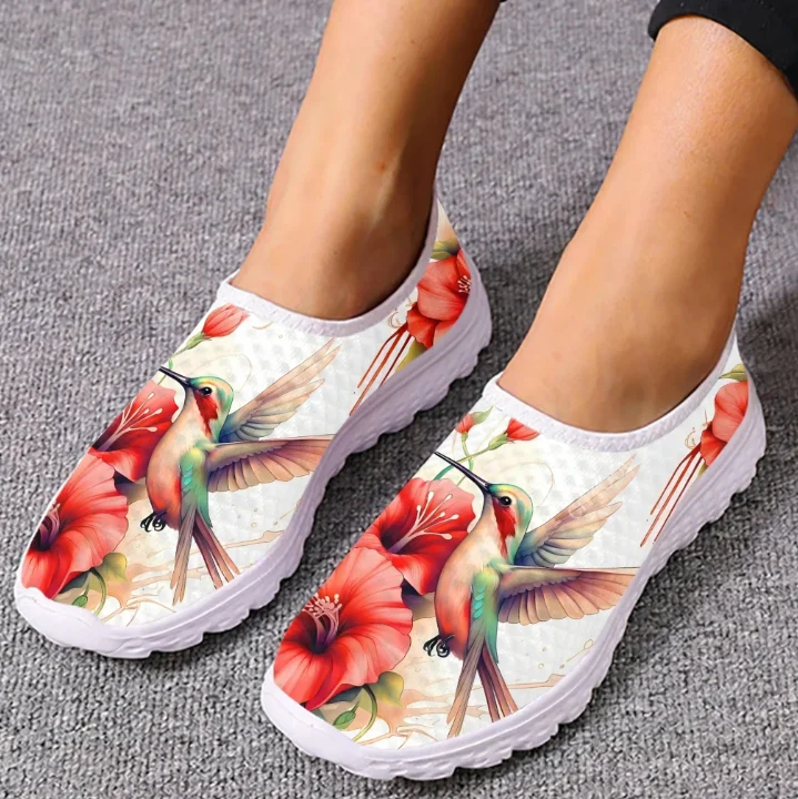 Mocassini con Stampa Colibrì e - Women Shoes Tennis recensione e prezzo