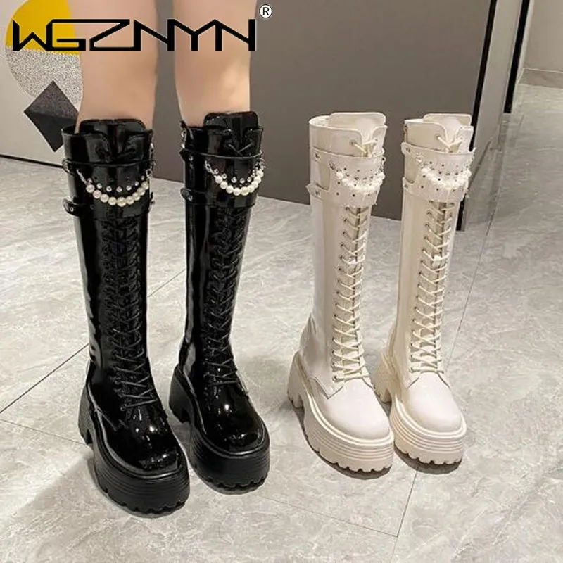 Stivali invernali in pelle cal - Knee High Boots Women recensione e prezzo