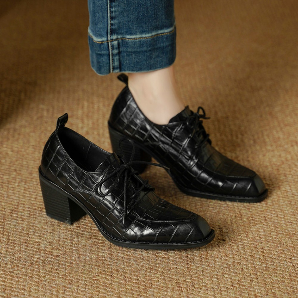 Scarpe da Donna in Vera Pelle  - Oxford Lace Up Women recensione e prezzo